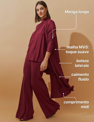 Cardigan Harper Bordo