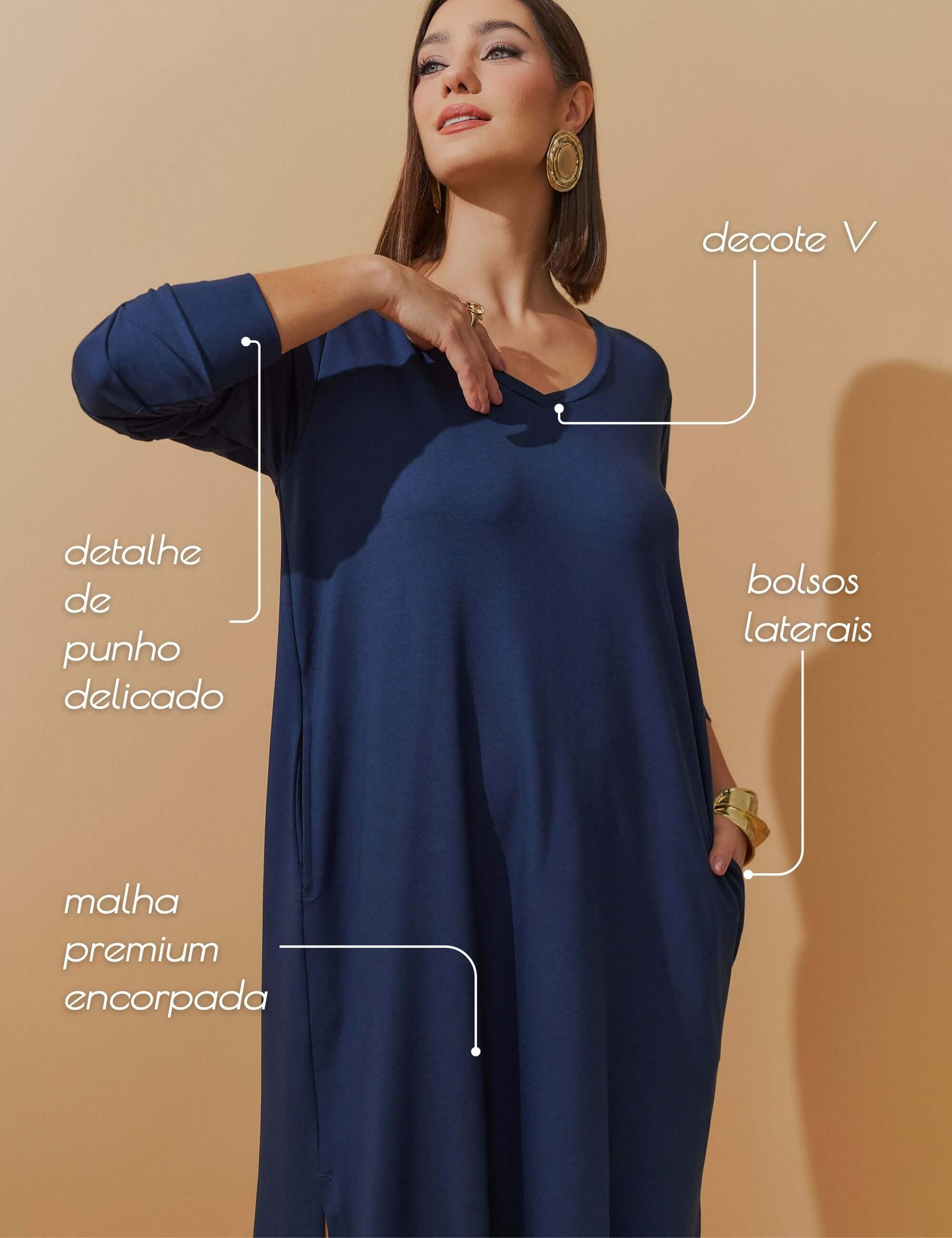 Vestido Moletom Helena Marinho