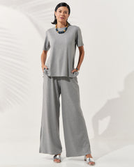 Blusa Canelado Henriqueta Mescla