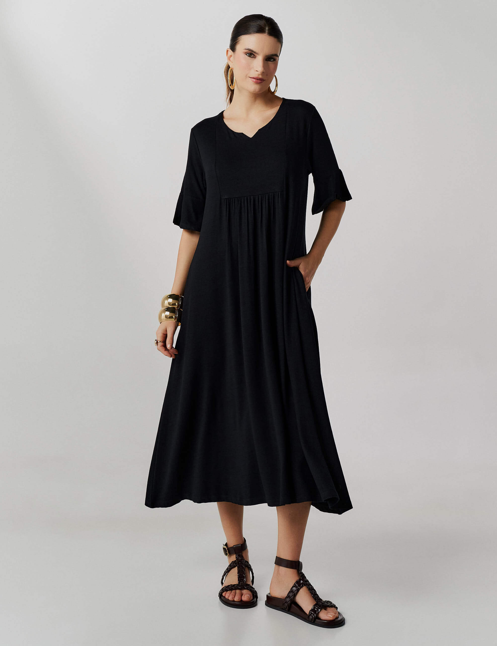 Vestido Vicenza Joanna Preto