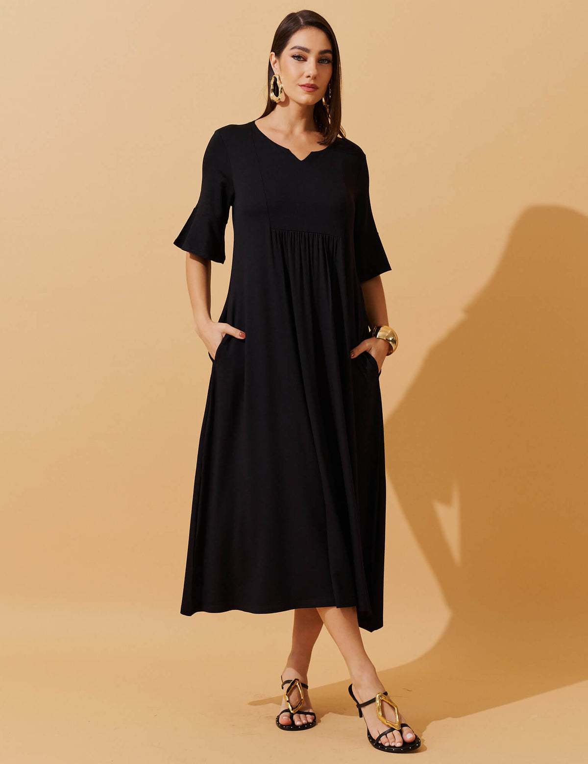 Vestido Vicenza Joanna Preto