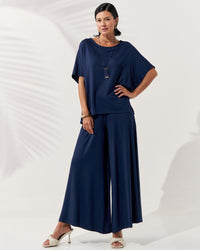 Conjunto Vicenza Lisa Azul Marinho