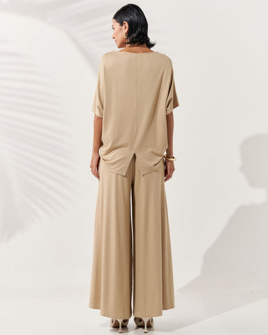 Conjunto Vicenza Lisa Bege MPB