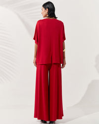 Conjunto Vicenza Lisa Vermelho