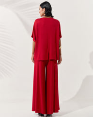 Conjunto Vicenza Lisa Vermelho