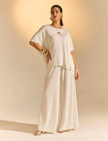 Conjunto Vicenza Lisa Off White