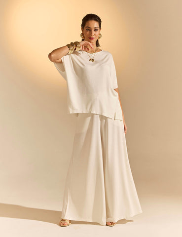 Conjunto Vicenza Lisa Off White