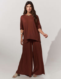 Conjunto Vicenza Lisa Marrom Tamara