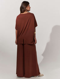 Conjunto Vicenza Lisa Marrom Tamara