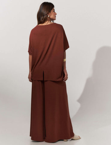Conjunto Vicenza Lisa Marrom Tamara