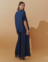 Conjunto Vicenza Lisa Azul Marinho
