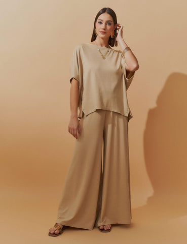 Conjunto Vicenza Lisa Bege MPB