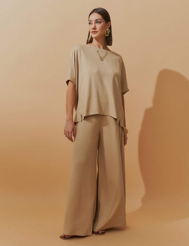 Conjunto Vicenza Lisa Bege MPB