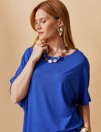 Conjunto Vicenza Lisa Azul Delfino