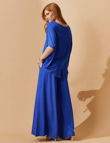 Conjunto Vicenza Lisa Azul Delfino