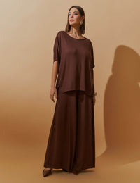 Conjunto Vicenza Lisa Marrom Natureza