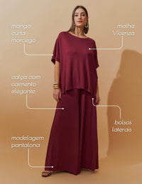 Conjunto Vicenza Lisa Bordo