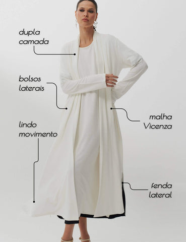 Cardigan Vicenza Maite Off White