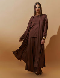 Cardigan Vicenza Maite Marrom Natureza