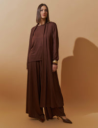 Cardigan Vicenza Maite Marrom Natureza