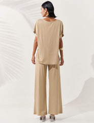 Conjunto Vicenza Nara Bege MPB