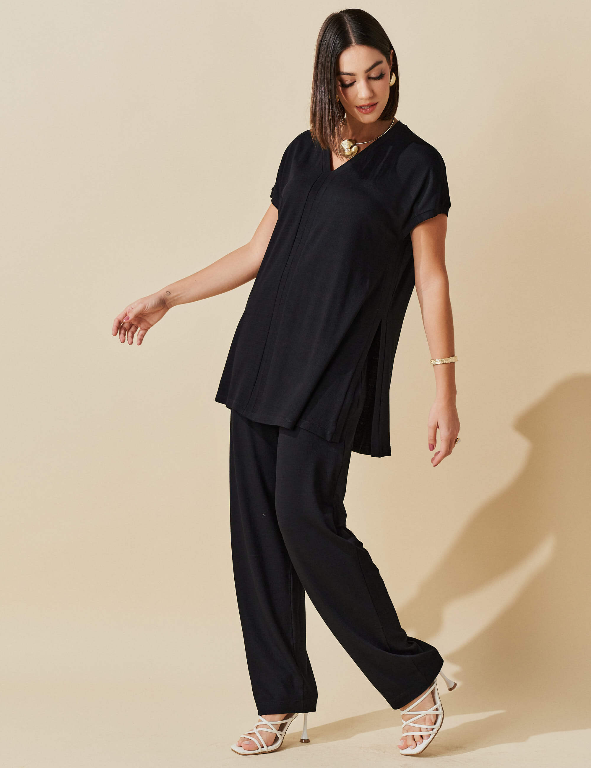Conjunto Vicenza Neva Preto