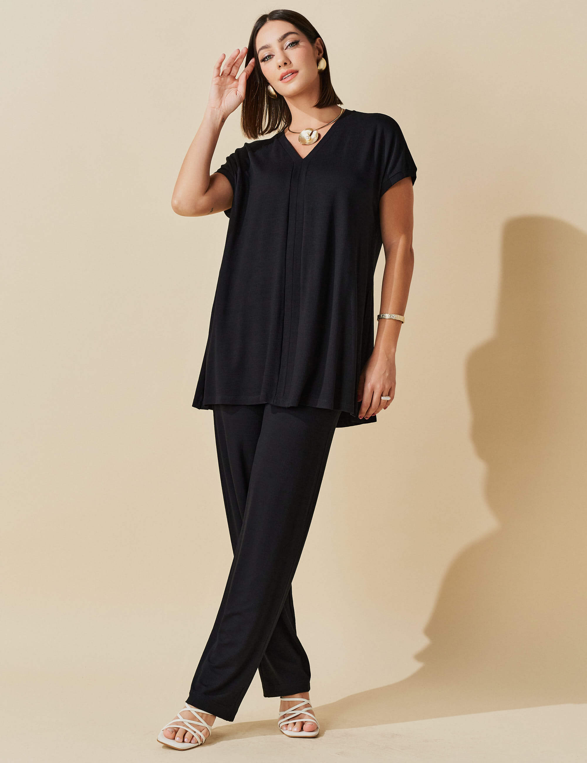 Conjunto Vicenza Neva Preto
