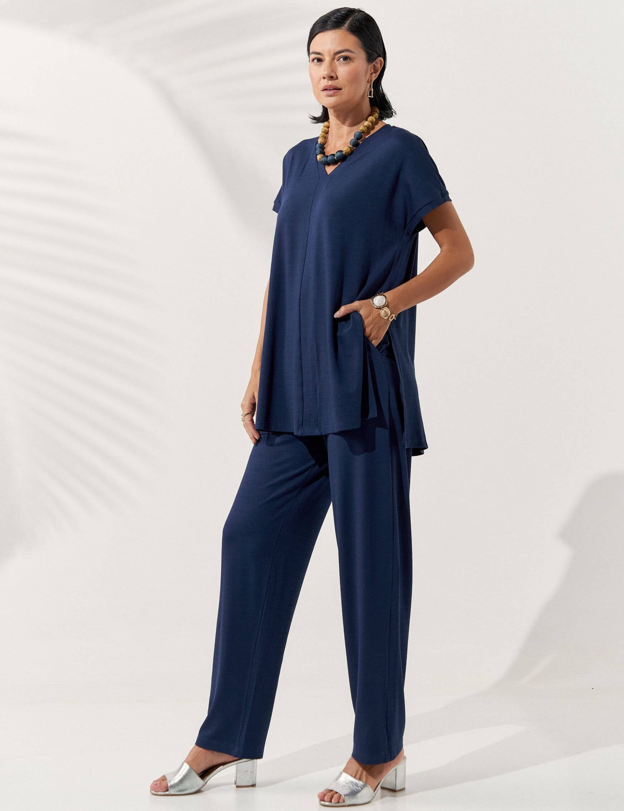 Conjunto Vicenza Neva Azul Marinho