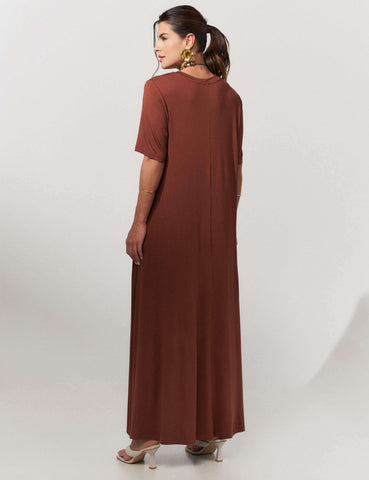 Vestido Noelle Marrom Tamara
