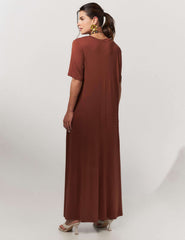 Vestido Noelle Marrom Tamara