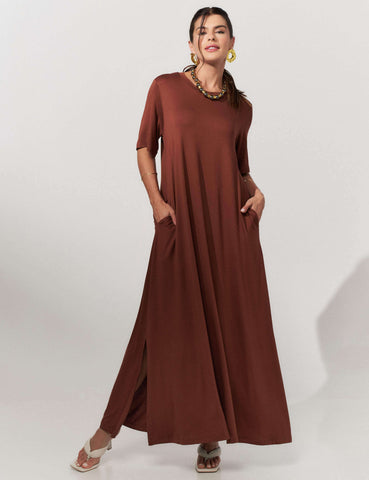 Vestido Noelle Marrom Tamara