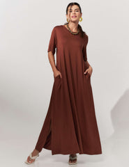 Vestido Noelle Marrom Tamara