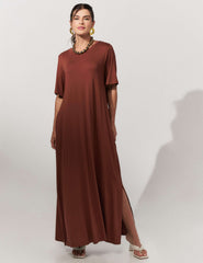Vestido Noelle Marrom Tamara