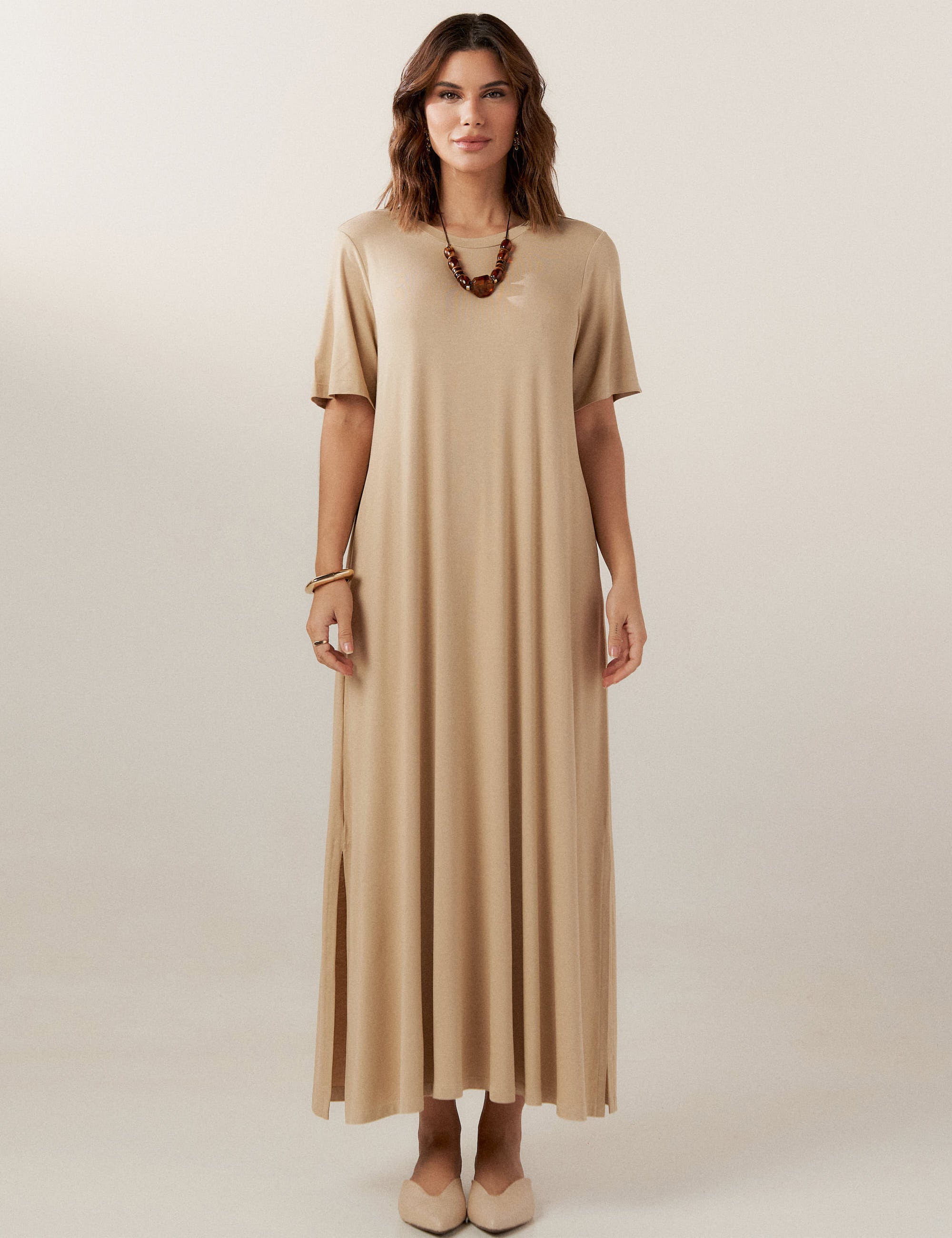 Vestido Noelle Bege MPB