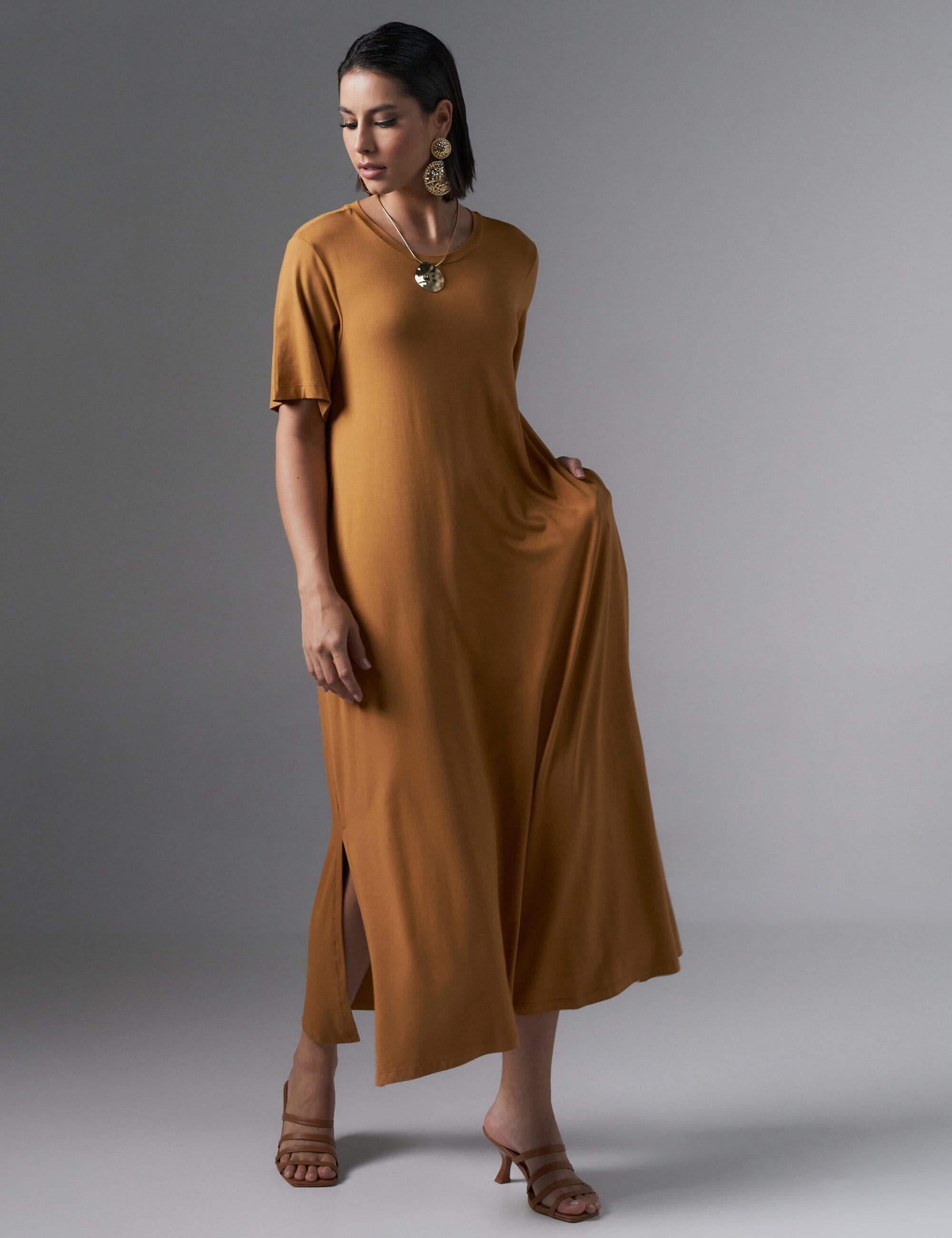 Vestido Noelle Bege Eldorado