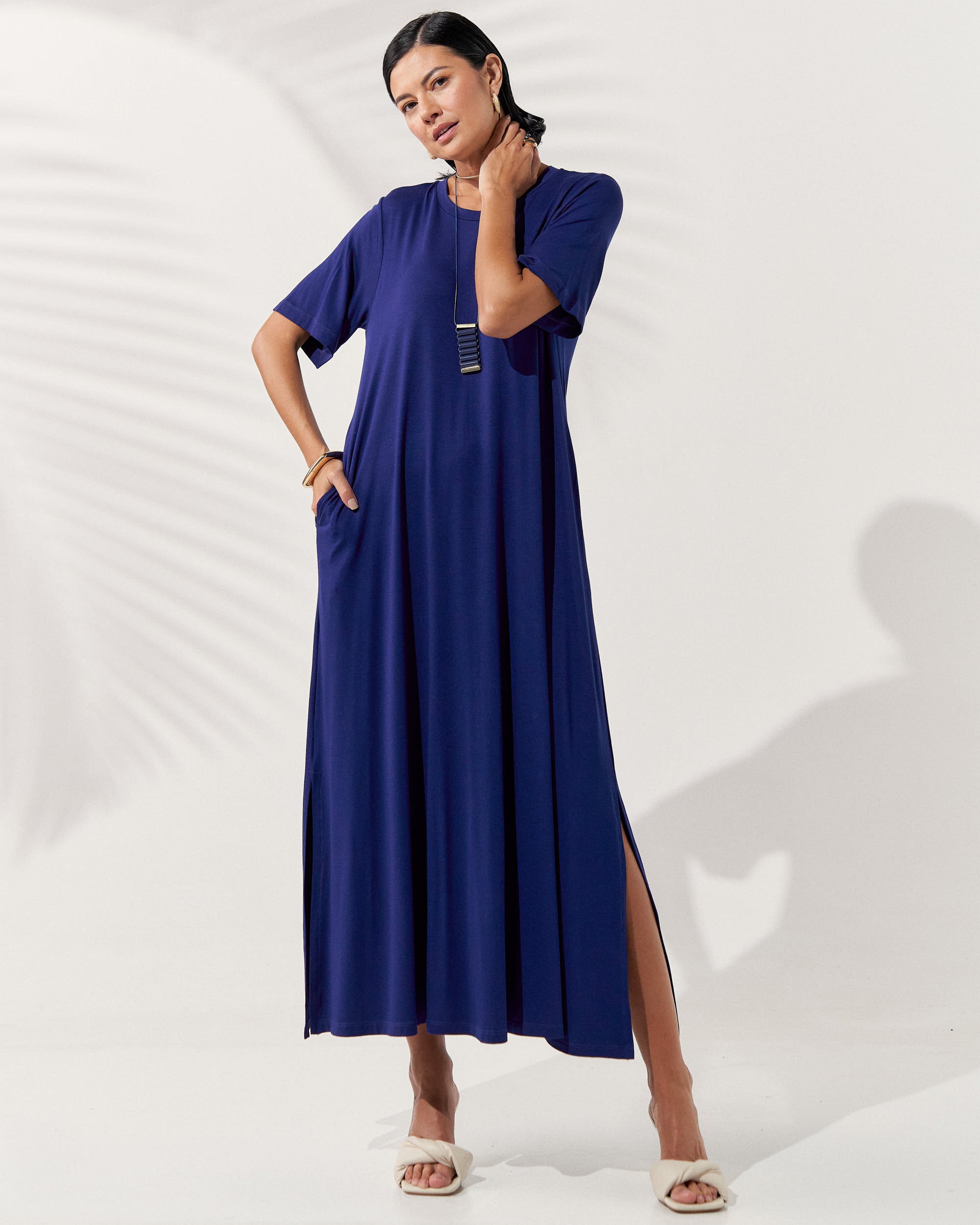 Vestido Noelle Azul Profundo