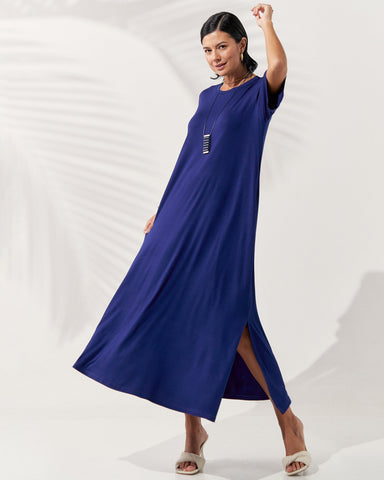 Vestido Noelle Azul Profundo