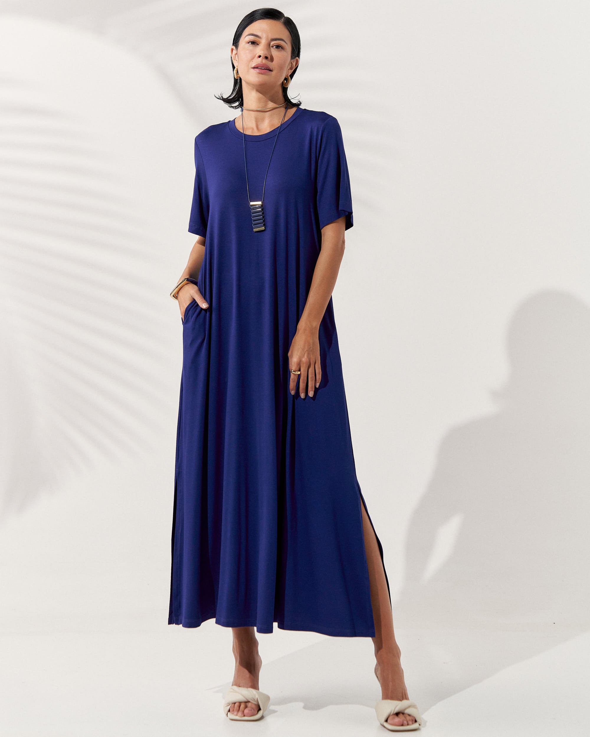 Vestido Noelle Azul Profundo