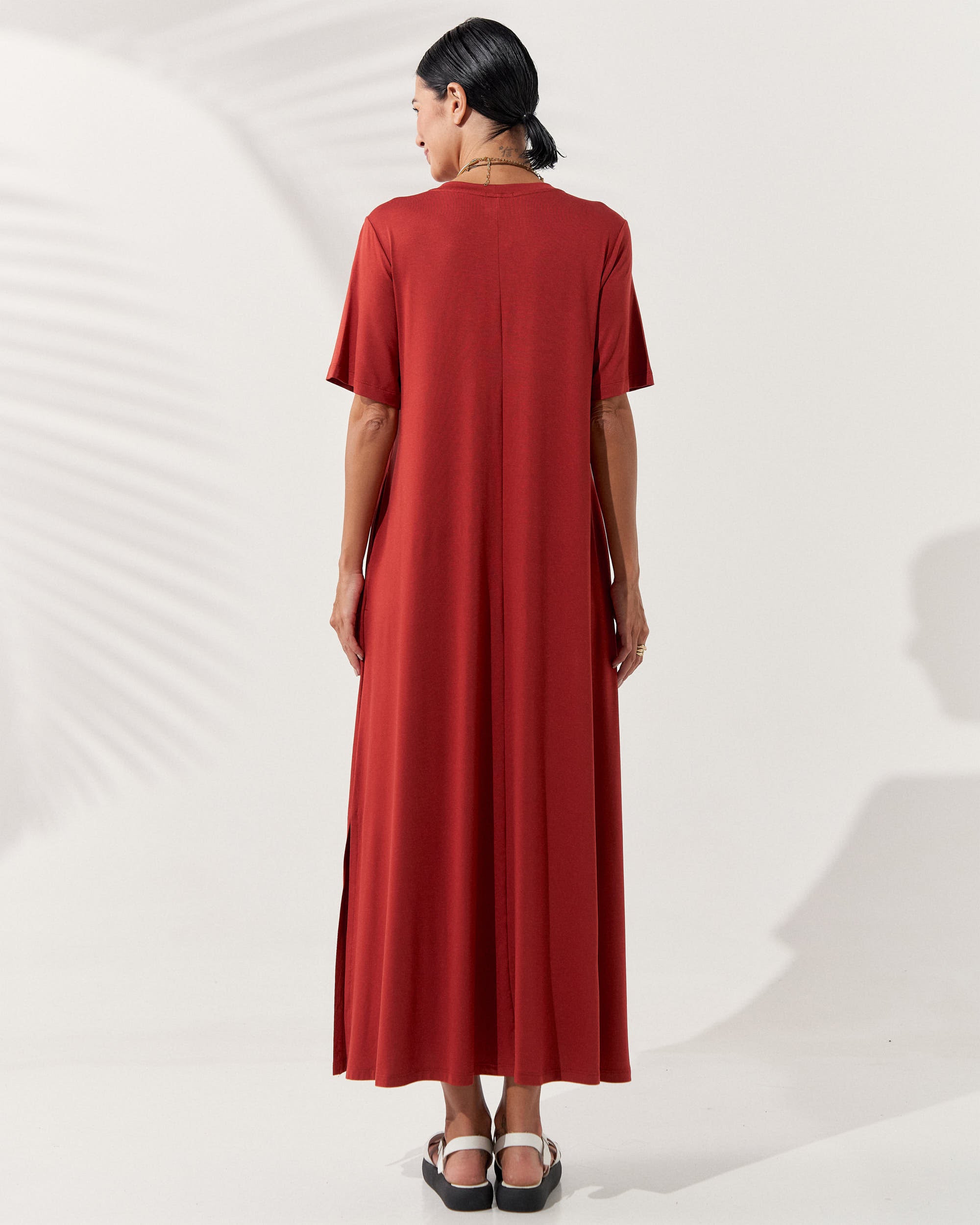 Vestido Noelle Marrom Galápagos
