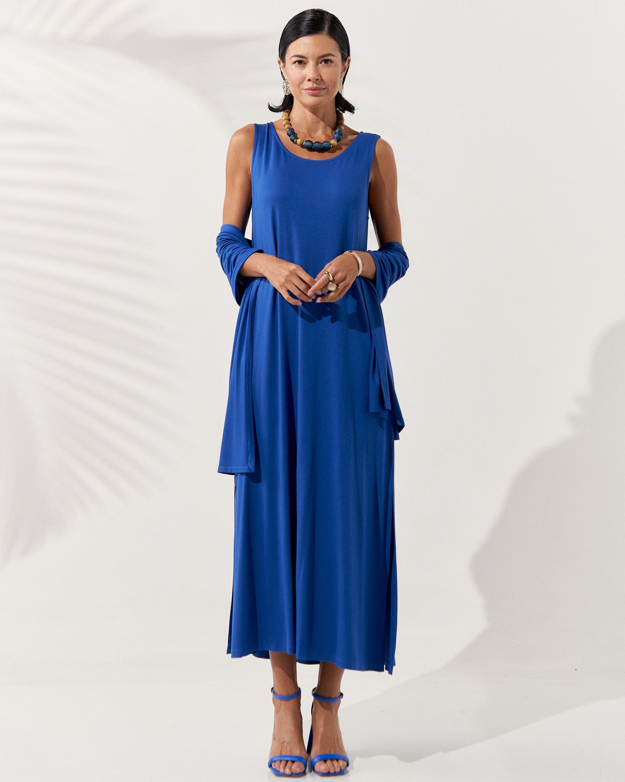 Vestido Nyla Azul Eletronic