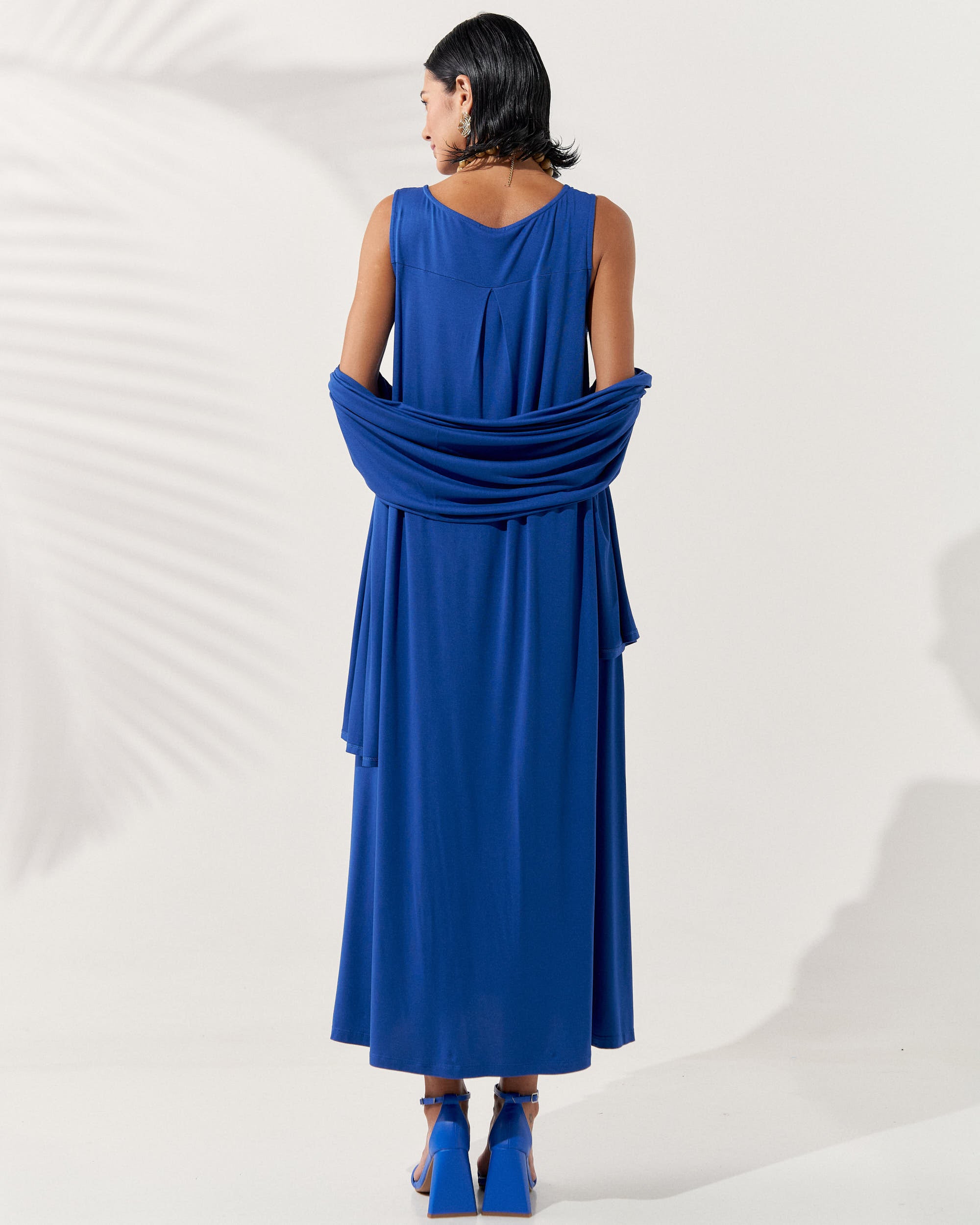 Vestido Nyla Azul Eletronic