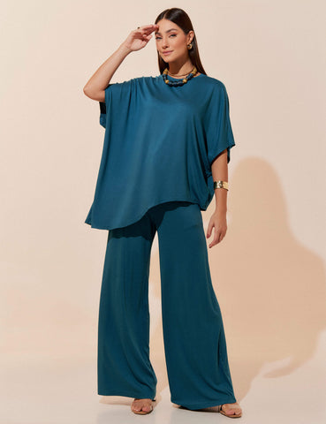 Conjunto Olga Azul Gótico
