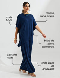 Conjunto Olga Azul Marinho