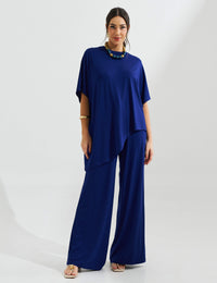 Conjunto Olga Azul Profundo