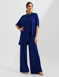 Conjunto Olga Azul Profundo