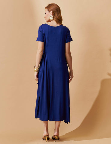 Vestido Otavia Azul Profundo