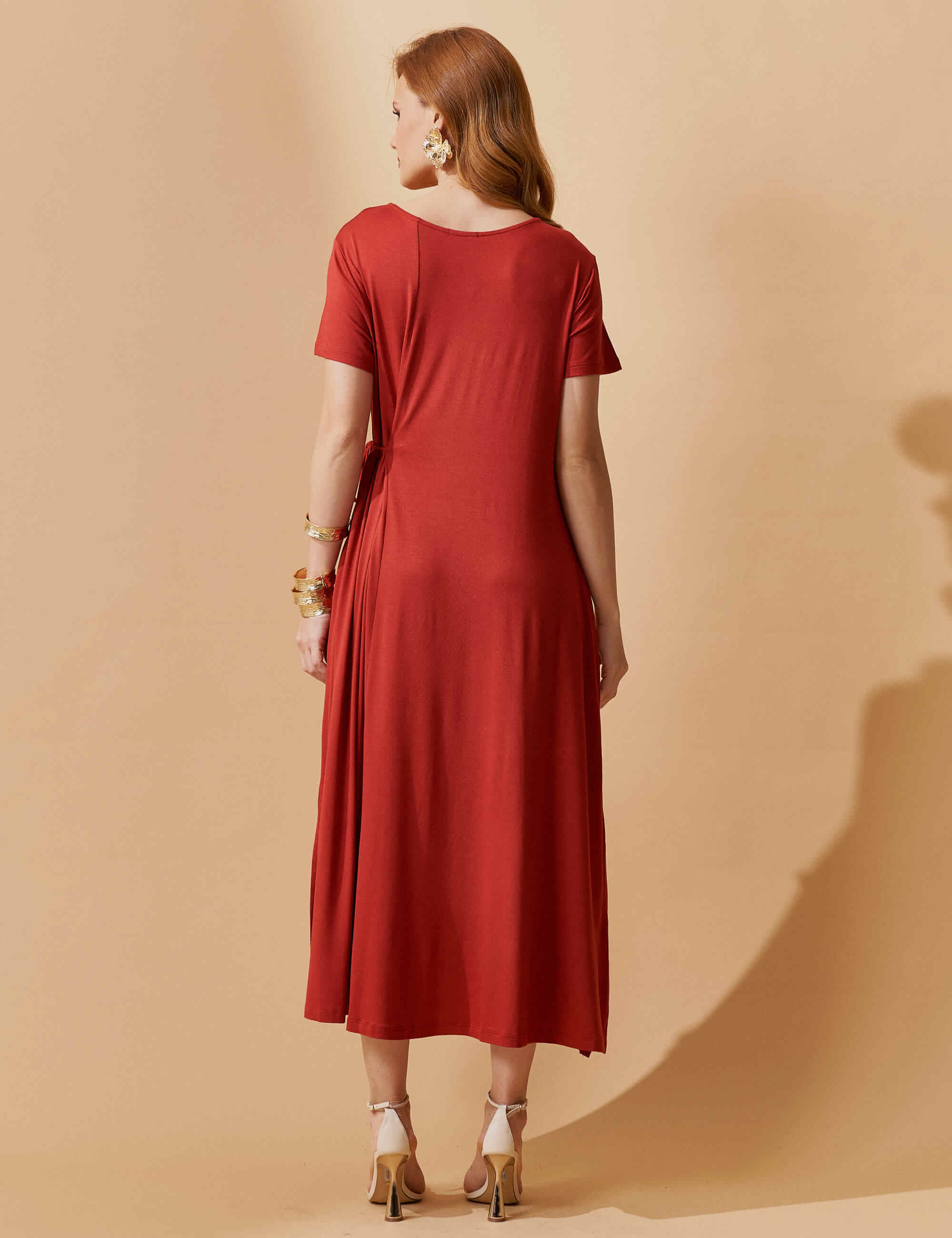 Vestido Otavia Marrom Galápagos