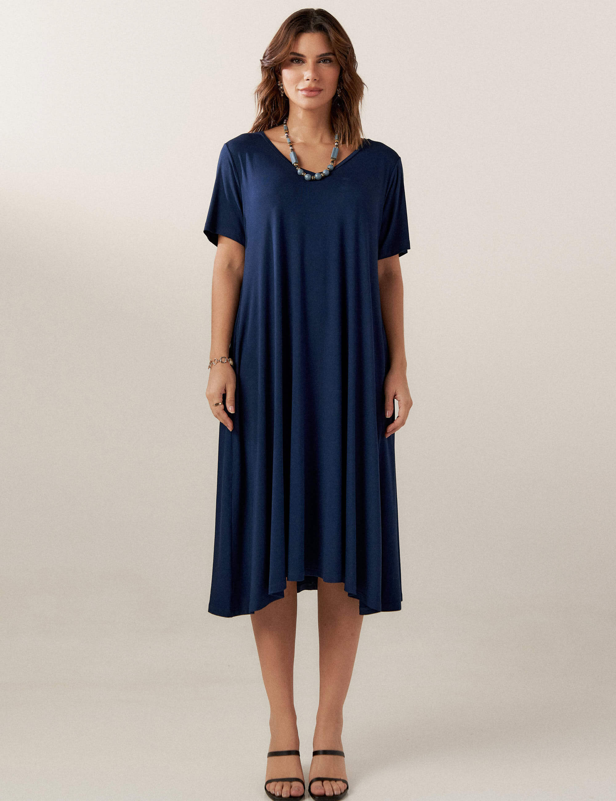 Vestido Olimpia Azul Marinho