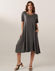Vestido Olimpia Mescla Escuro