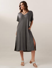 Vestido Odória Mescla Escuro